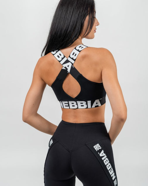 MEDIUM-SUPPORT CRISS CROSS SPORTS BRA ICONIC