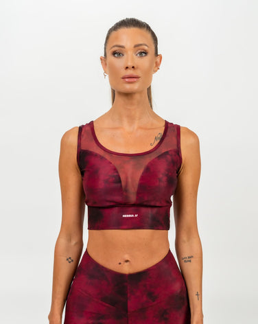 MEDIUM-SUPPORT MESH SPORTS BRA IMPACT