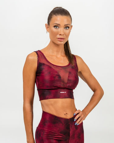 MEDIUM-SUPPORT MESH SPORTS BRA IMPACT