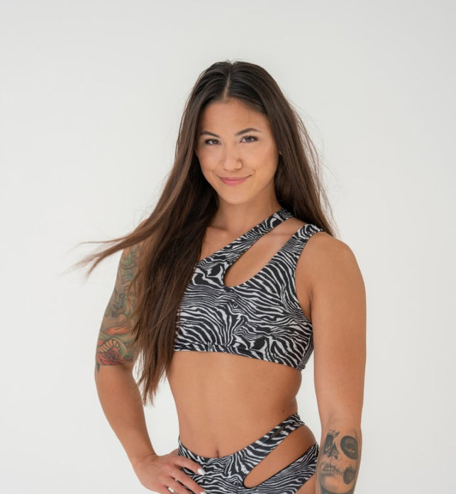 SAO GONCALO BIKINI TOP ZEBRA