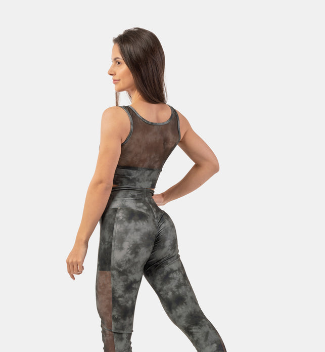 Camouflage mesh leggings clearance