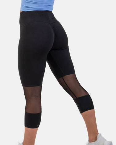HIGH-WAIST ¾ LENGTH SPORTY LEGGINGS