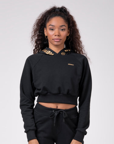 Golden Cropped Hoodie