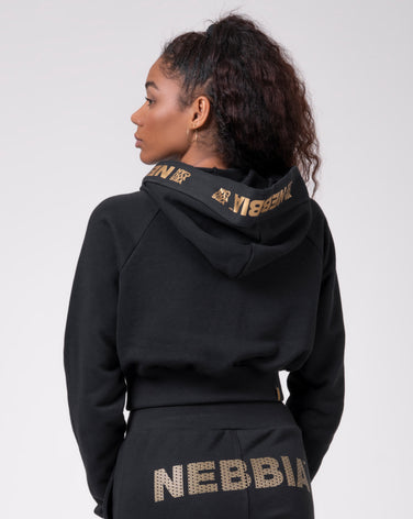 Golden Cropped Hoodie