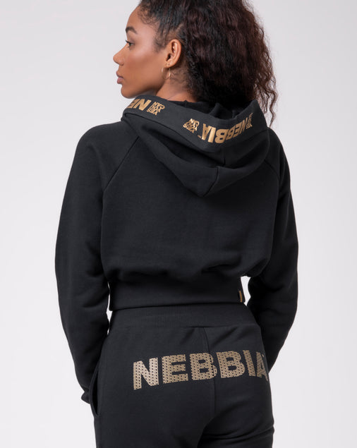 Golden Cropped Hoodie
